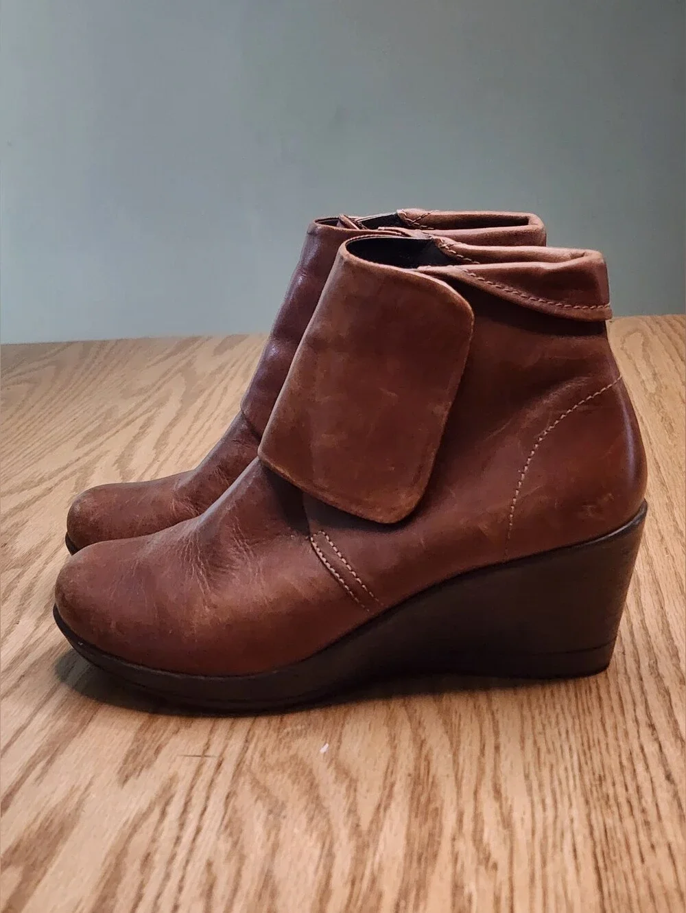 Dansko Romy Brown Leather Ankle Boots Women Size 38 - Picture 10 of 12